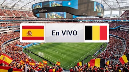 El partido de España y Bélgica se juega este viernes 10 de julio a las 15 hs ET (hora del este en Estados Unidos)