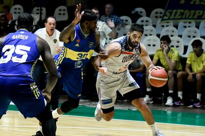 El partido de la etapa regular de Boca y Quimsa se jugó en el estadio Héctor Etchart de Ferro; hoy son los dos finalistas