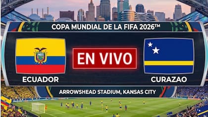 El partido Ecuador vs Curazao se juega hoy, sábado 20 de junio de 2026, a las 20 hs (hora del Este de Estados Unidos)