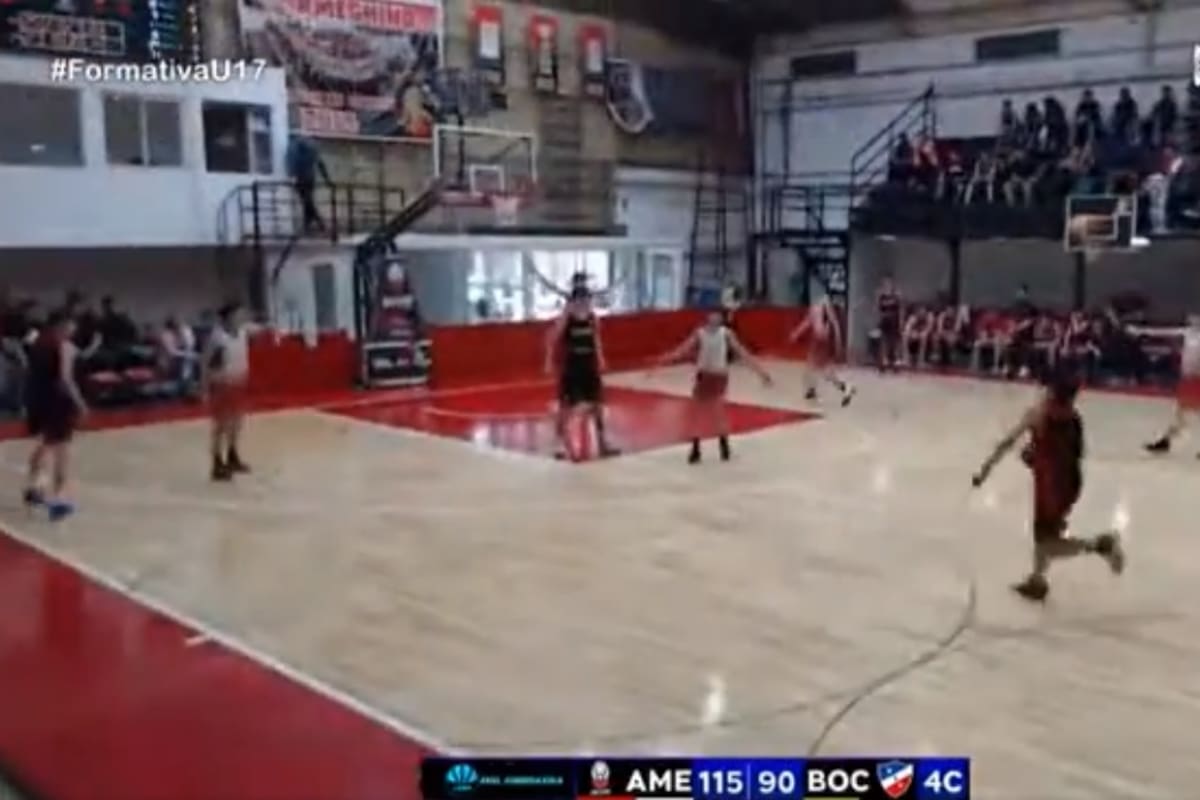 El partido entre Ameghino de Villa María y Bochas Sport Club de Colonia Caroya, por la Liga Federal Formativa U17 en un desenlace muy sospechoso