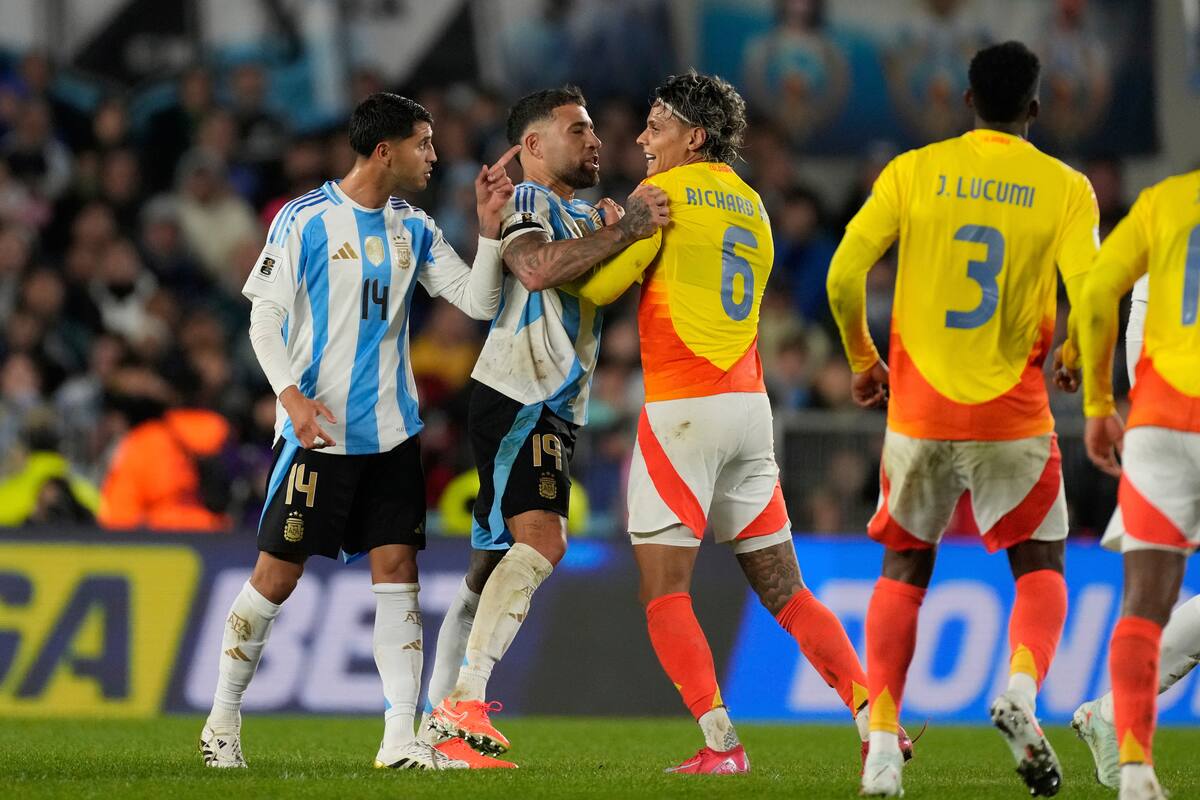 El partido entre Argentina y Colombia por las eliminatorios