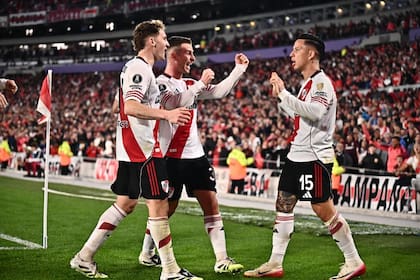 El partido entre River Plate y Libertad de Paraguay por la Copa Conmebol Libertadores
