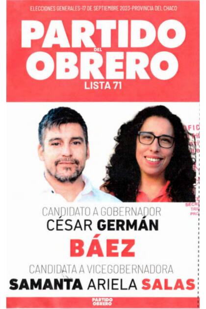 El Partido Obrero compite con la lista 71