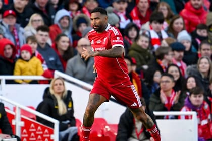El pasado 30 de marzo, Jermaine Pennant participó de un partido de leyendas de Liverpool
