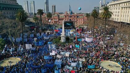 El pasado 7 de agosto tuvo lugar una masiva marcha en Plaza de Mayo