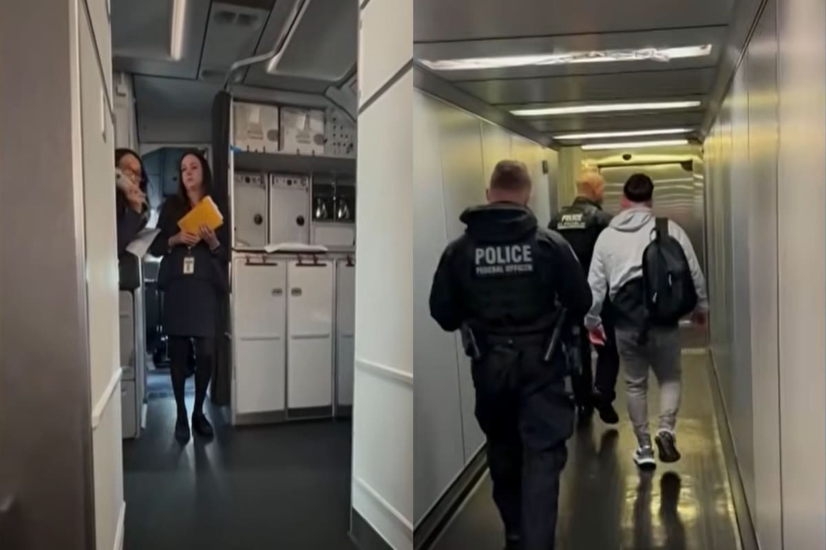 El pasajero viajaba en un vuelo comercial de American Airlines que despegó de Austin, Texas, y aterrizó en el Aeropuerto Internacional de Miami