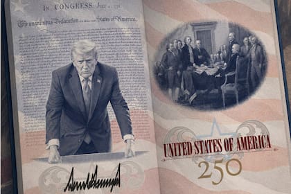 El pasaporte incluye un retrato del presidente Donald Trump