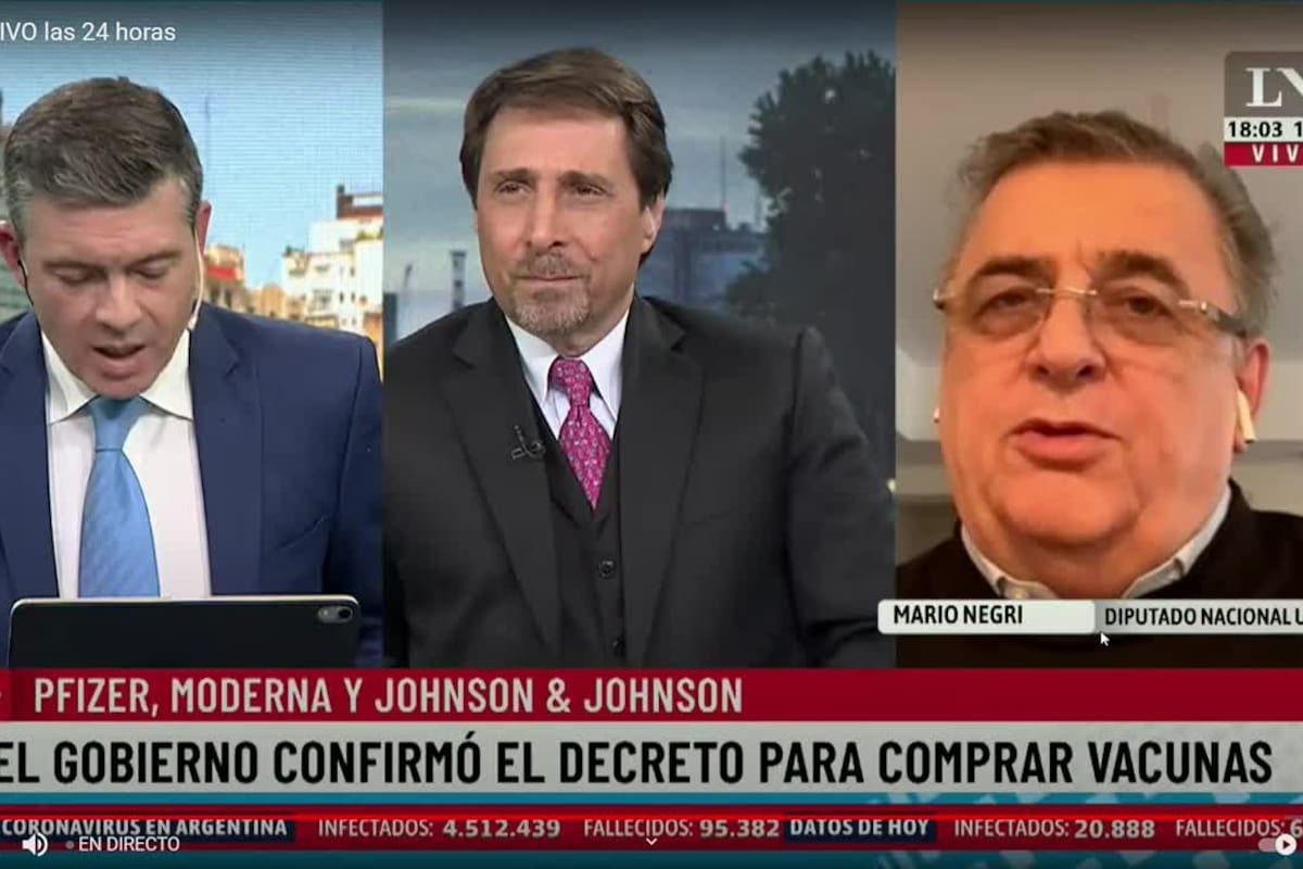 El pase de Pablo Rossi con Eduardo Feinmann