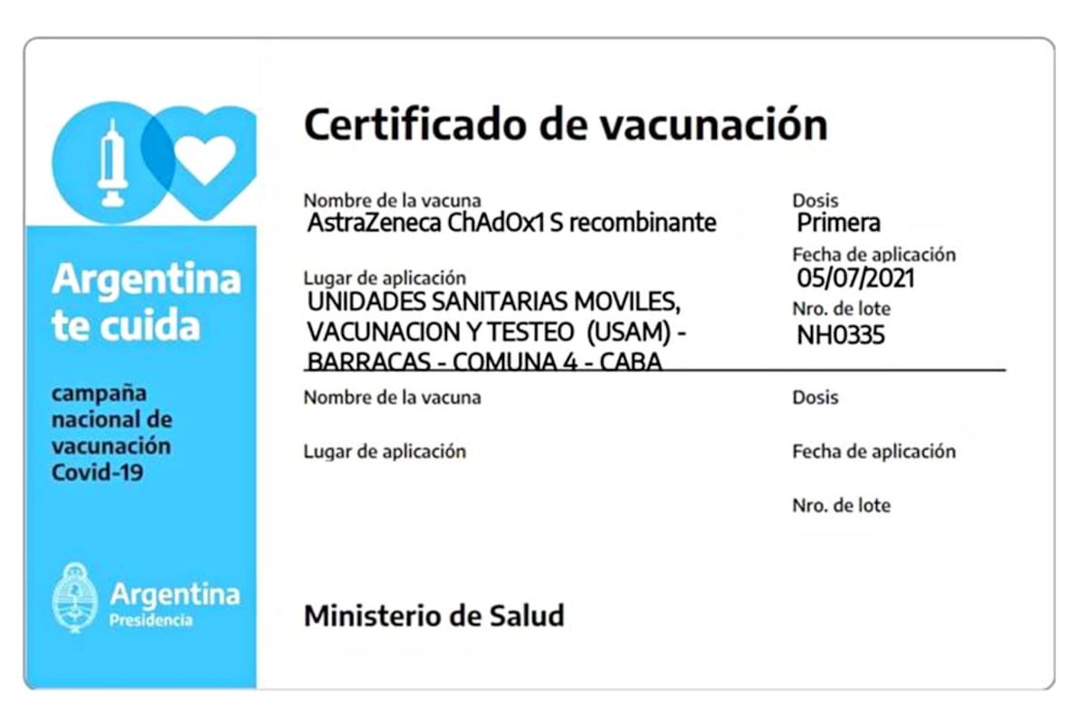 El pase sanitario será necesario para asistir a una serie de eventos sociales y culturales en toda la Argentina desde el 1° de enero de 2022