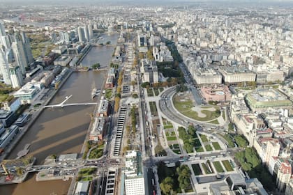 El Paseo del Bajo, desde el CCK hacia el sur