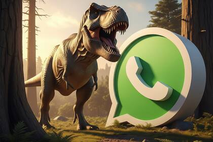 El paso a paso para activar el "modo Jurassic World" en WhatsApp