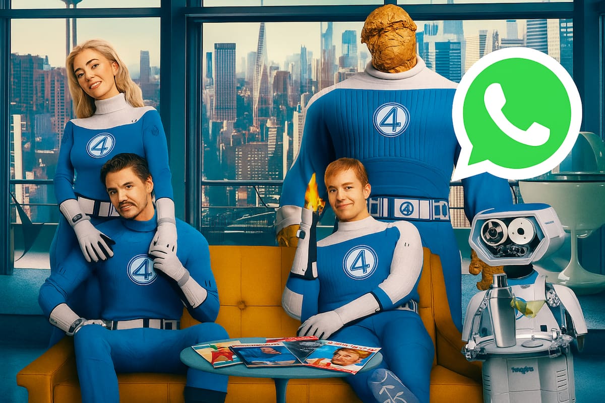 El paso a paso para activar el "modo Los Cuatro Fantásticos" en WhatsApp