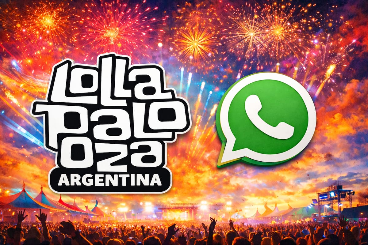 El paso a paso para configurar el "modo Lollapalooza" en WhatsApp