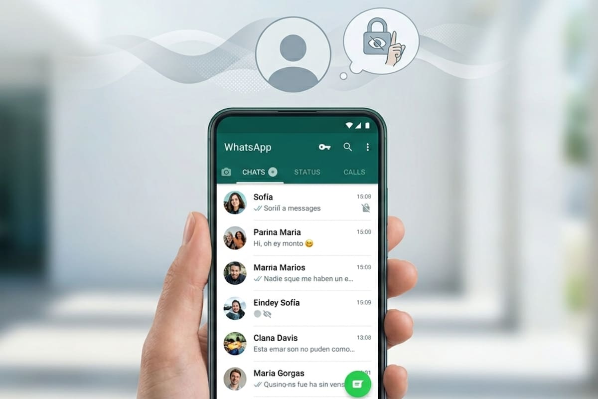 El paso a paso para configurar el "Modo Invisible" en WhatsApp (imagen ilustrativa generada con IA)