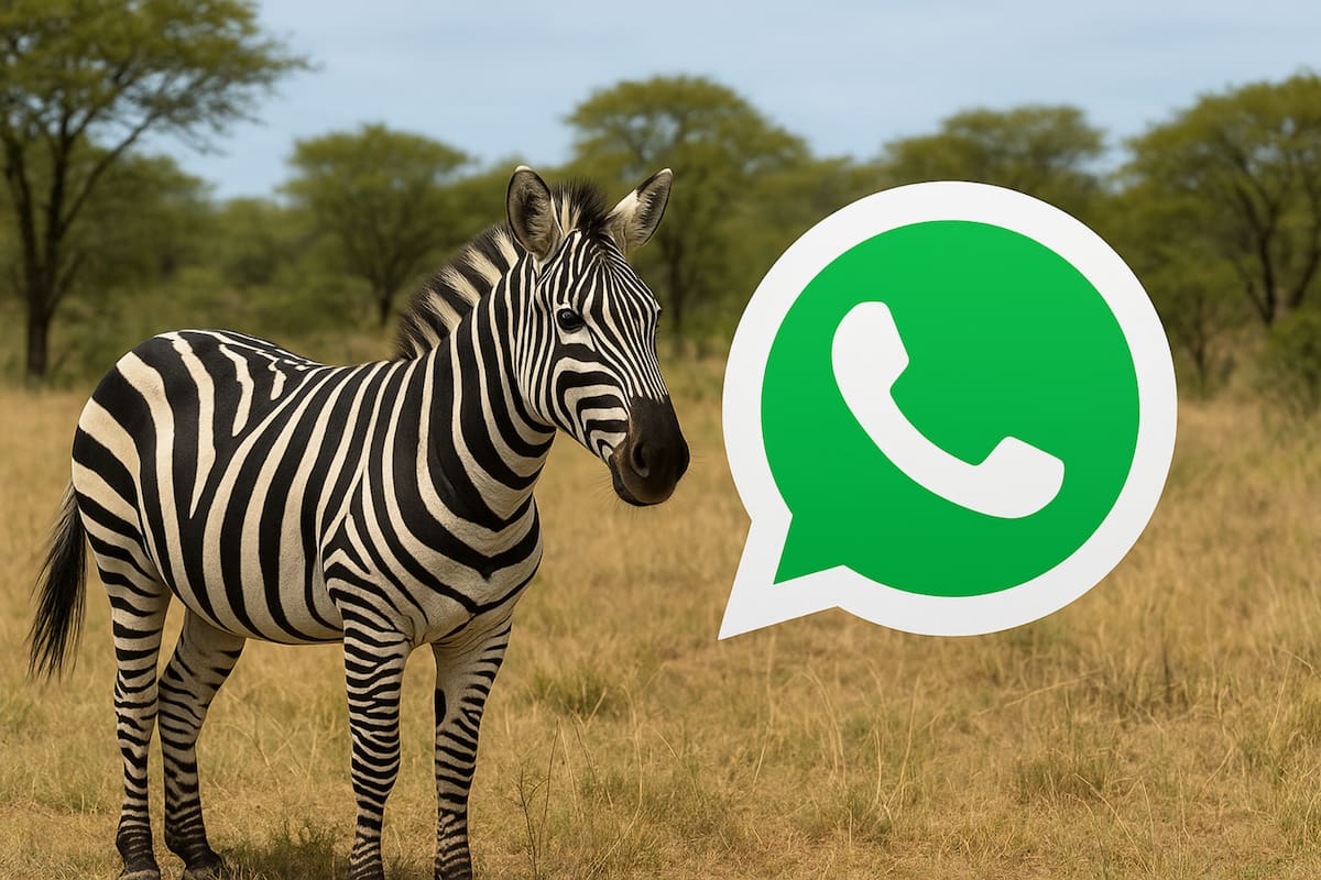El paso a paso para confirgurar el "modo cebra" en WhatsApp