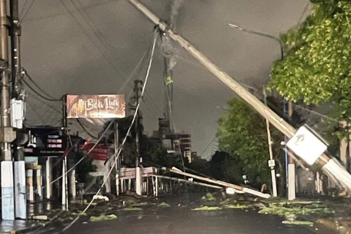 El paso del temporal por Moreno donde murió una mujer