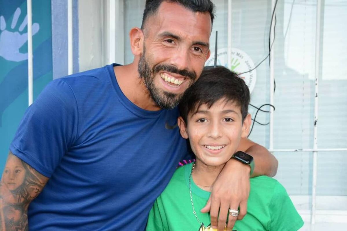 El pastelero Joaquín Nahuel conoció a Carlos Tévez