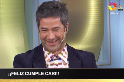 El pastelero le regaló una torta a Zampini en la última emisión del concurso de cocina y ella contó que es el primer jurado que tiene ese gesto con ella