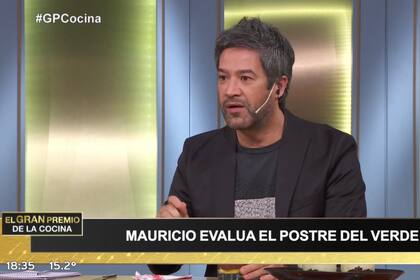 El pastelero Mauricio Asta sostuvo que no le gustó el postre del equipo verde.
