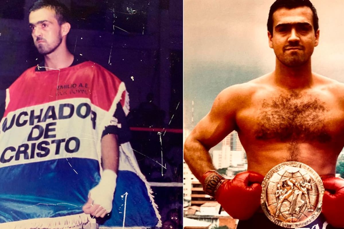 El pastor Emilio Agüero, en sus épocas de campeón de artes marciales