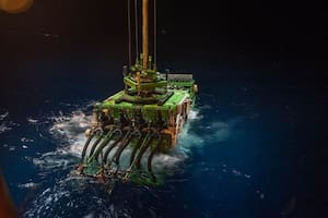 El Patania II es un prototipo de máquina minera de aguas profundas.