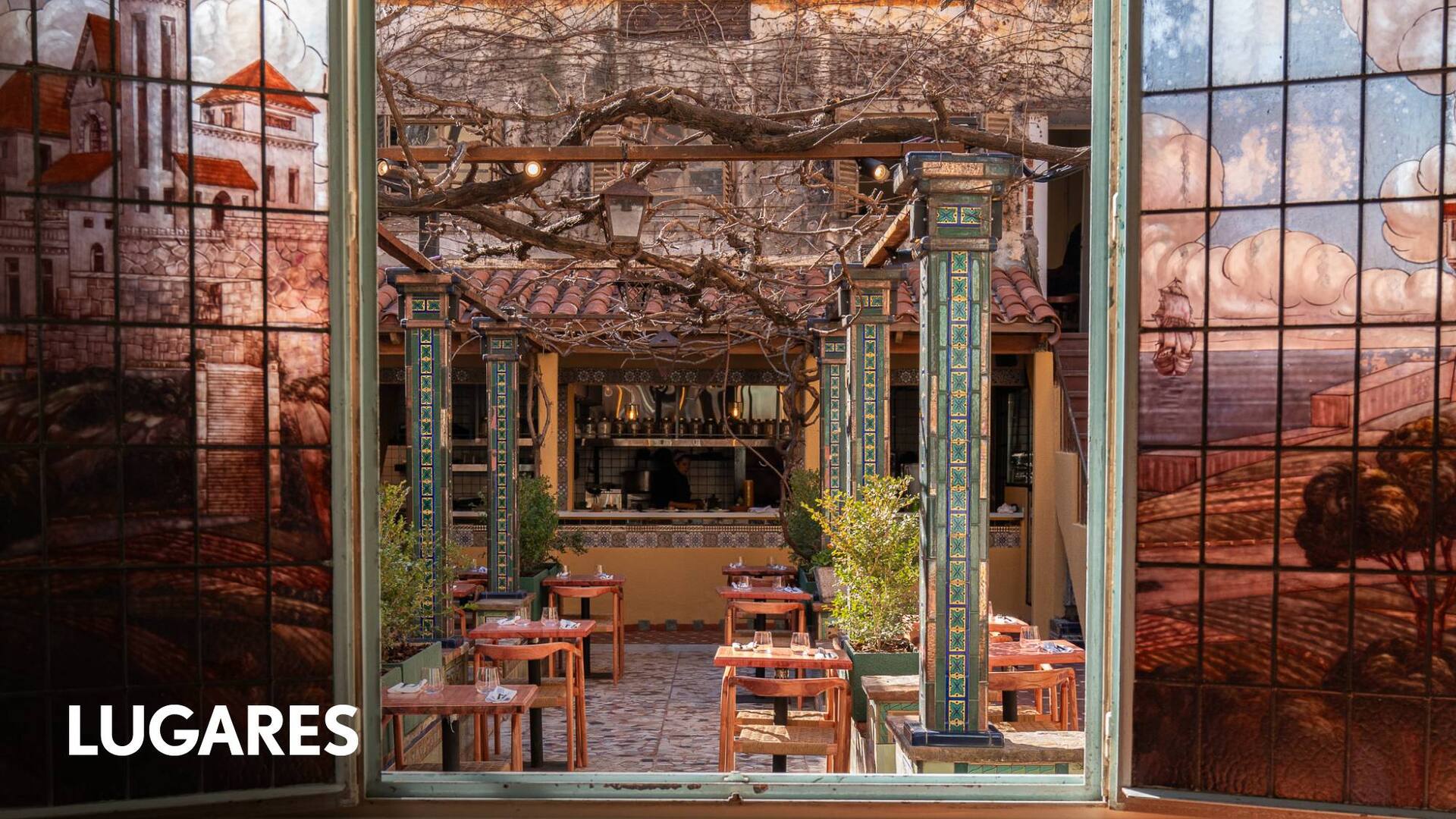El patio andaluz es la joya de este nuevo restaurante.