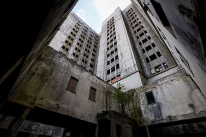 El patio central del edificio