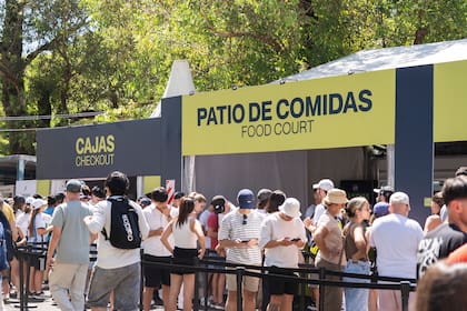 El patio de comidas se convirtió en uno de los sectores con más concurrencia del público