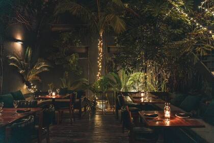 El patio de Tinta invita al romance.