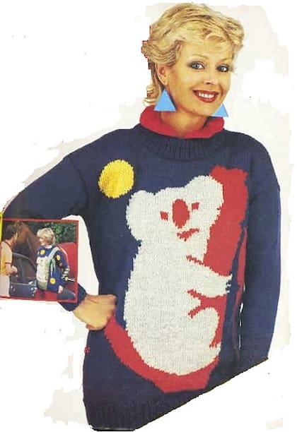 El patrón del koala publicado en la revista Australian Women's Weekly de junio de 1982