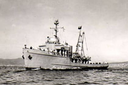 El patrullero Lientur fue la nave de la Armada de Chile que se acercó al islote Snipe para rescatar la baliza de ese país que los marinos argentinos habían arrojado al mar