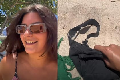 El peculiar truco de una joven para evitar robos en la playa se hizo viral