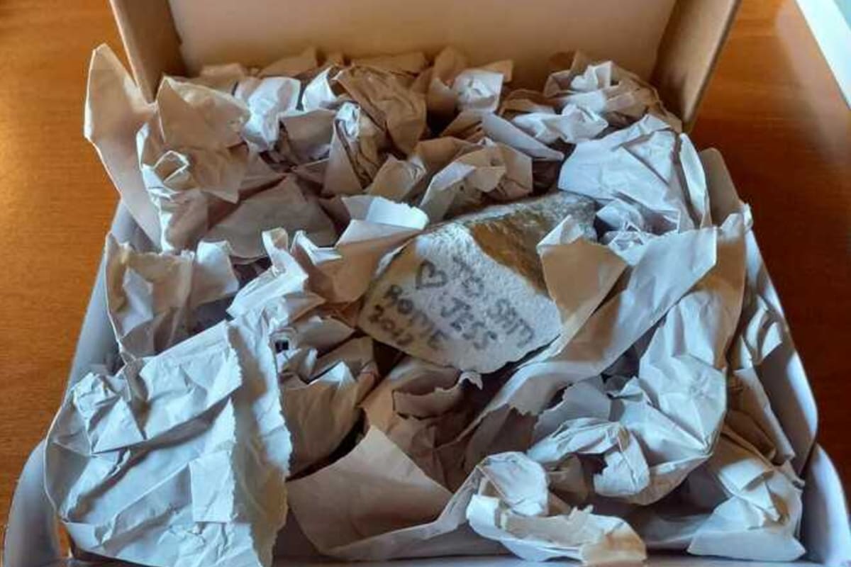 El pedazo de mármol fue devuelto al Museo Nacional Romano junto con una nota de arrepentimiento (Museo Nazionale Romano)