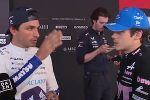 Las disculpas de Colapinto a Sainz por el toque de autos en Mónaco y la reacción del español