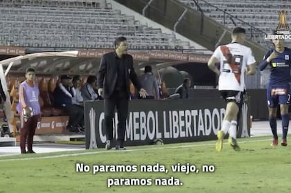 El pedido de Gallardo a sus jugadores: intensidad máxima hasta el final del juego