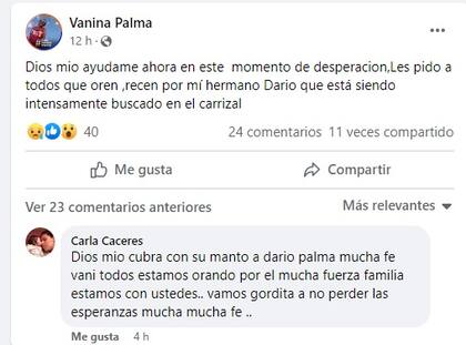 El pedido desesperado de la hermana del hombre desaparecido