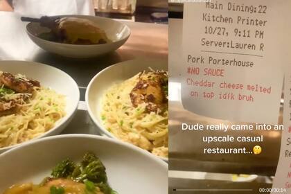 El pedido que un cliente hizo en un restaurante desconcertó tanto a los cocineros como a algunos usuarios de redes sociales
