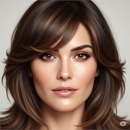 El peinado que favorece el rostro diamante