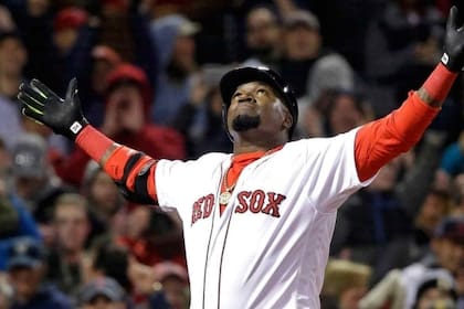 El pelotero dominicano David Ortíz, leyenda de los Boston Red Sox. Foto: AP.