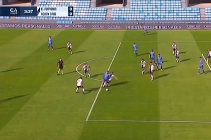 El penal para Godoy Cruz que no cobró Nicolás Lamolina, en el partido por la Copa Argentina ante El Porvenir