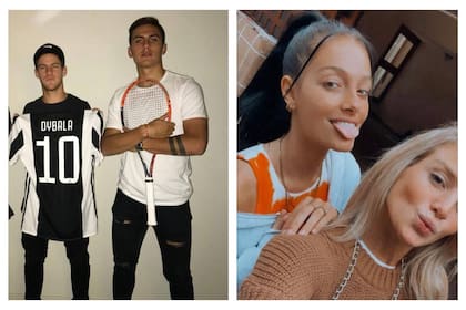 El Peque y su novia visitaron a Dybala y Oriana