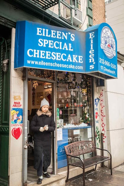 El pequeño local de Eileen´s cheesecake.