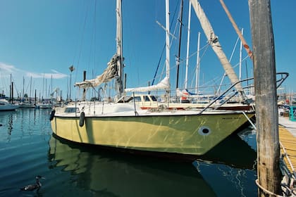 El Pequod antes de partir rumbo a la Antártida