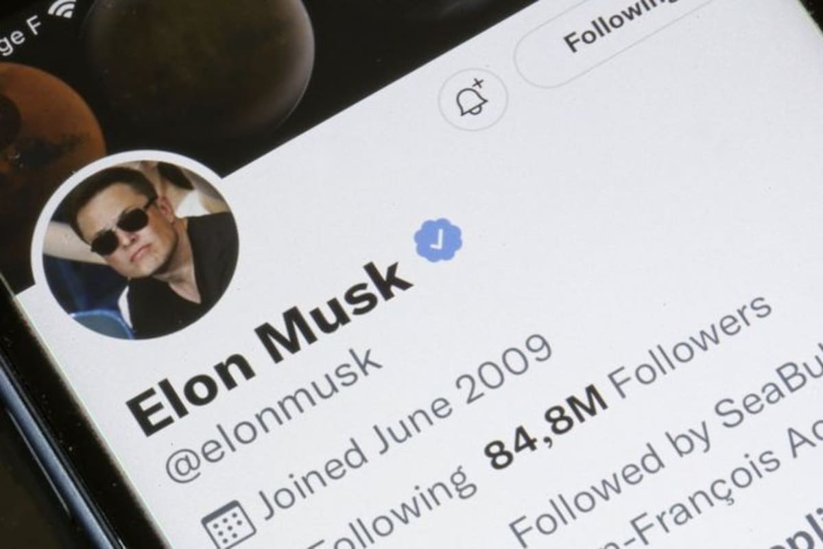El perfil de Elon Musk en Twitter