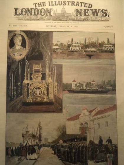 El periódico "London News" relató en 1898 la salida de los restos de Colón de Cuba a España.
