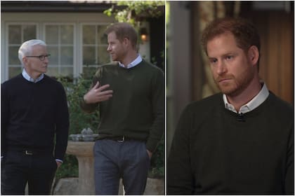 El periodista Anderson Cooper entrevistó al príncipe Harry previo a la publicación del libro Spare, en el que revela varios episodios complejos de su vida