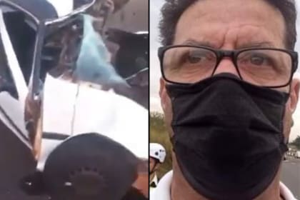 El periodista Carlos Alberto Baldassari estaba cubriendo el accidente donde murió su hijo