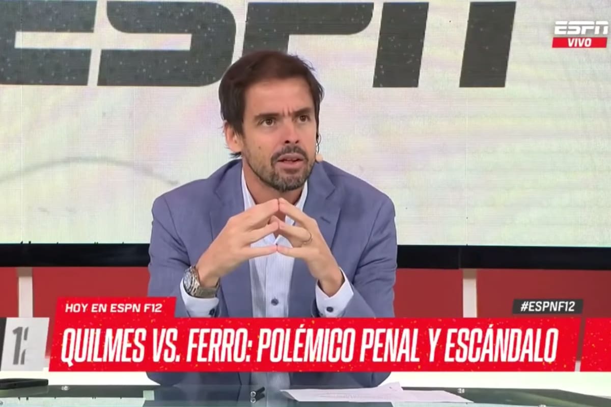 El periodista de ESPN estalló contra el árbitro Nicolás Lamolina