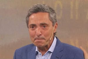 El periodista Edgardo Alfano no pudo contener las lágrimas al hablar del reencuentro con su hijo