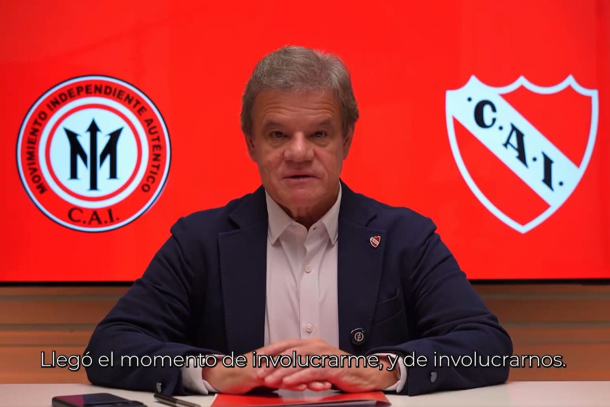El periodista Enrique Sacco confirmo que será candidato a presidente de Independiente